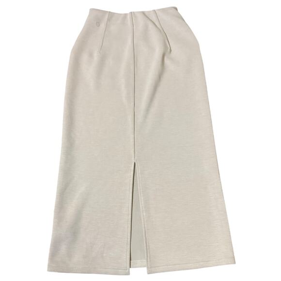 Lululemon Softstreme High-Rise Midi Skirt Mojave Tan Size 0 W8AK5S in MOVT NWT - Picture 10 of 16